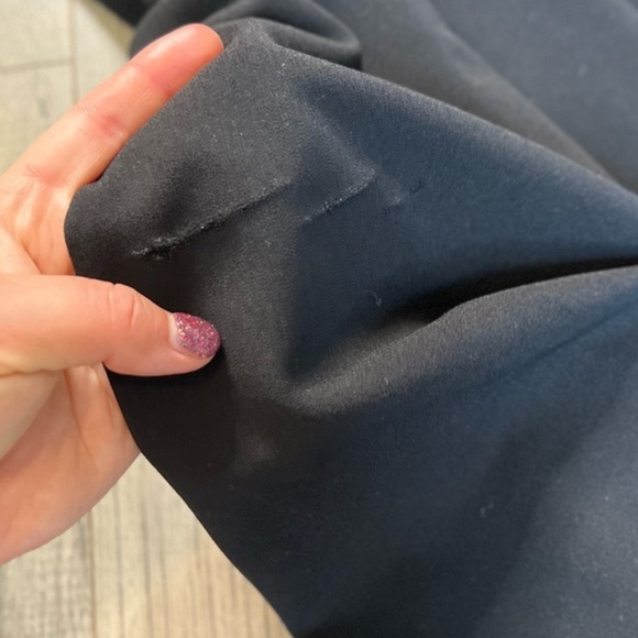 La Femme NWT Long Black Jersey Gown Dress Size 6 Off The Shoulder $338 28209 - Picture 9 of 14